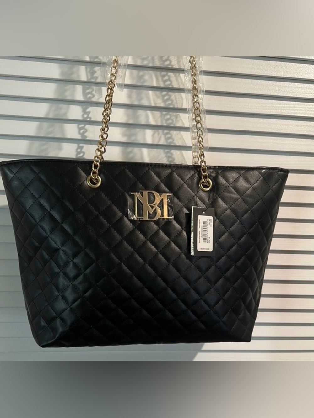 Badgley Mischka NWT Quilted Tote Bag
